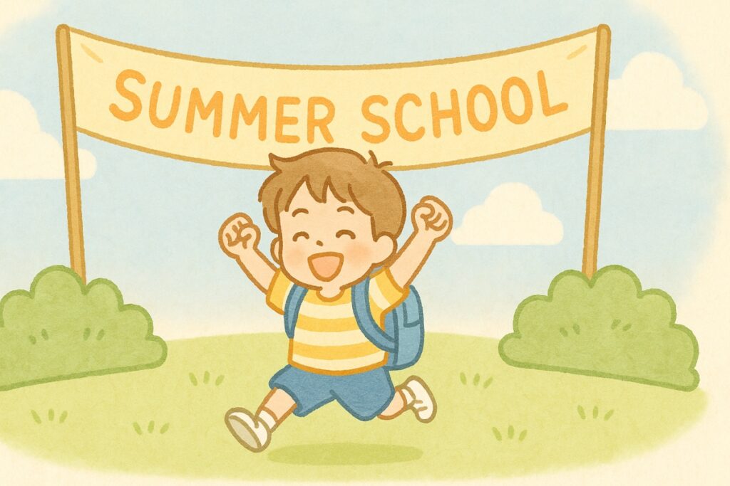 サマースクールに参加する子ども